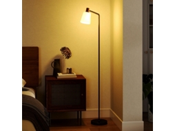 Luminária De Pé Led Para Sala Com Cabeça Giratória 350°, 3 Temperaturas De Cor 3000k/4000k/6500k, Preto