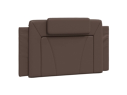 Headboard Cushion, Headboard Cushions Vidaxl Marrom Couro Artificial (100 Cm)