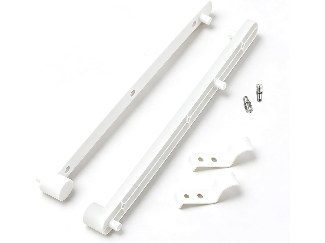 Conjunto De Trilhos Para Portas Armário Deslizantes Banapoy, Trilho De Montagem Lateral Oculto 9, 8 Polegadas, Guia De