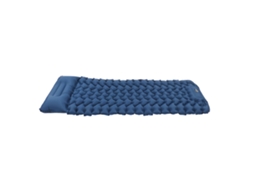 Colchoneta Inflable Para Dormir, Diseño Ergonómico, Para Acampar, Con Bolsa De Almacenamiento, Para Oficina, Exteriores, Camping, Color Azul Marino.