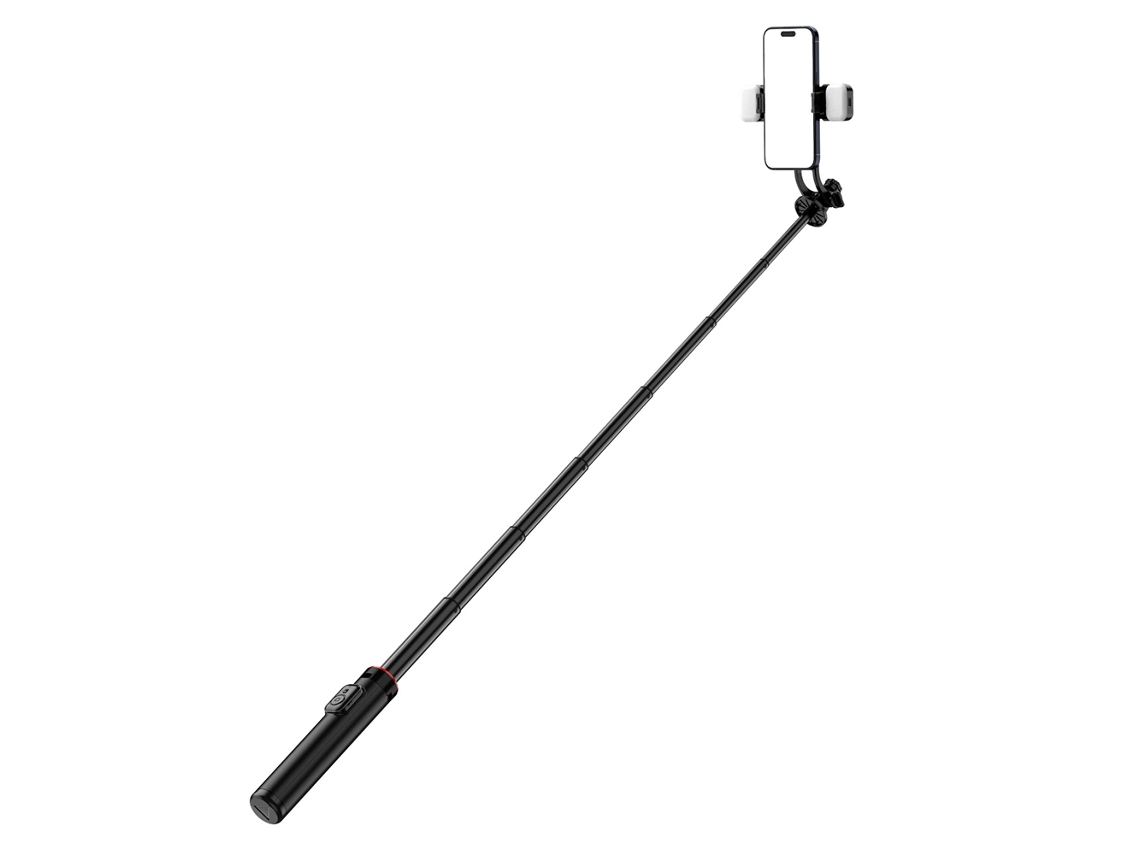 Bastão De Selfie Com Tripé, Cabo Telescópico De 1,75 M E Bluetooth.