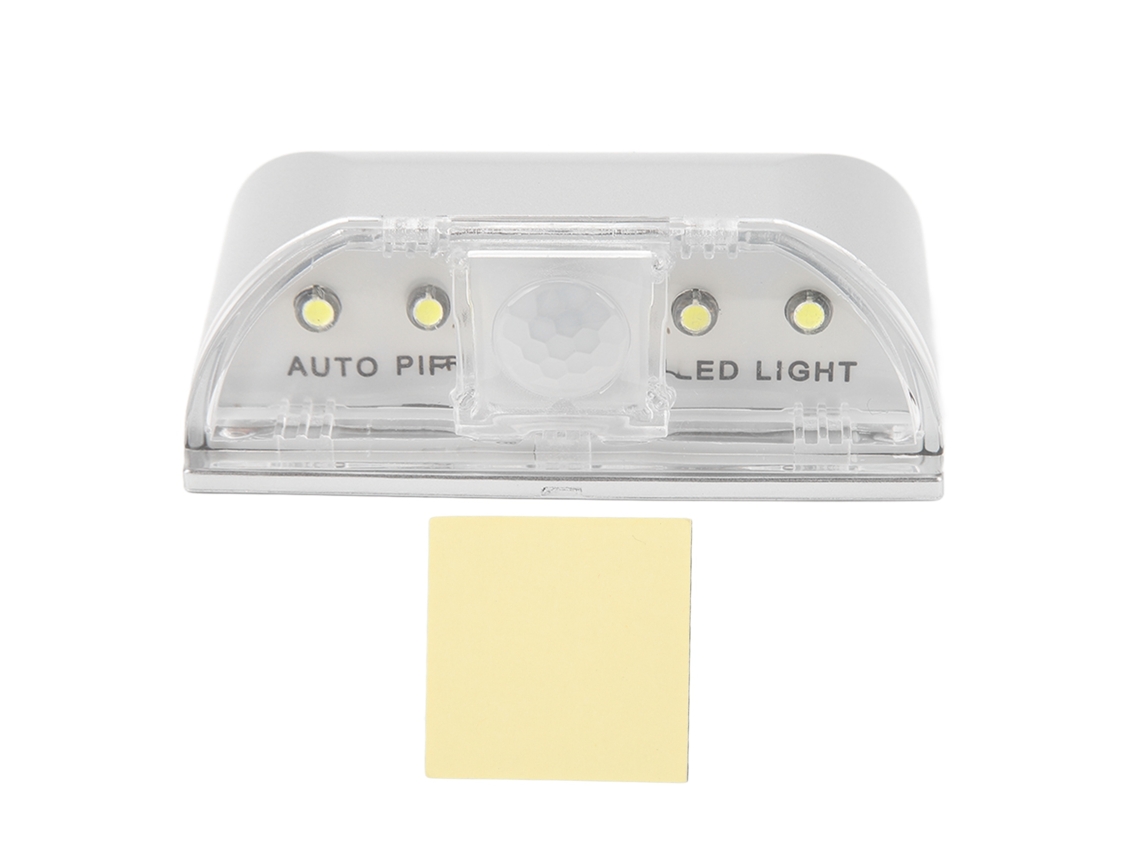 Luz de Buraco de Chave Led com Detector de Movimento Pir, Bateria Operada para Casa e Ambientes Internos | S/MARCA