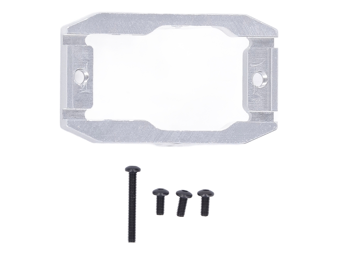 Mali suporte de Servo de Alumínio Leve para Carro Rc Traxxas 1/18 Trx4m Aço Alumínio Prata
