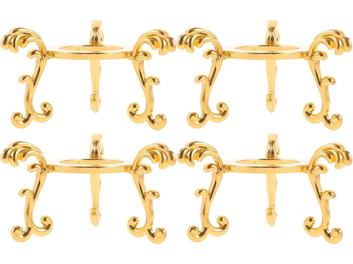 Suporte Para Bola De Cristal Sewacc, 4 Peças, Base Metálica Criativa Para Exibição Em Mesa, Ideal Para Decoração Com