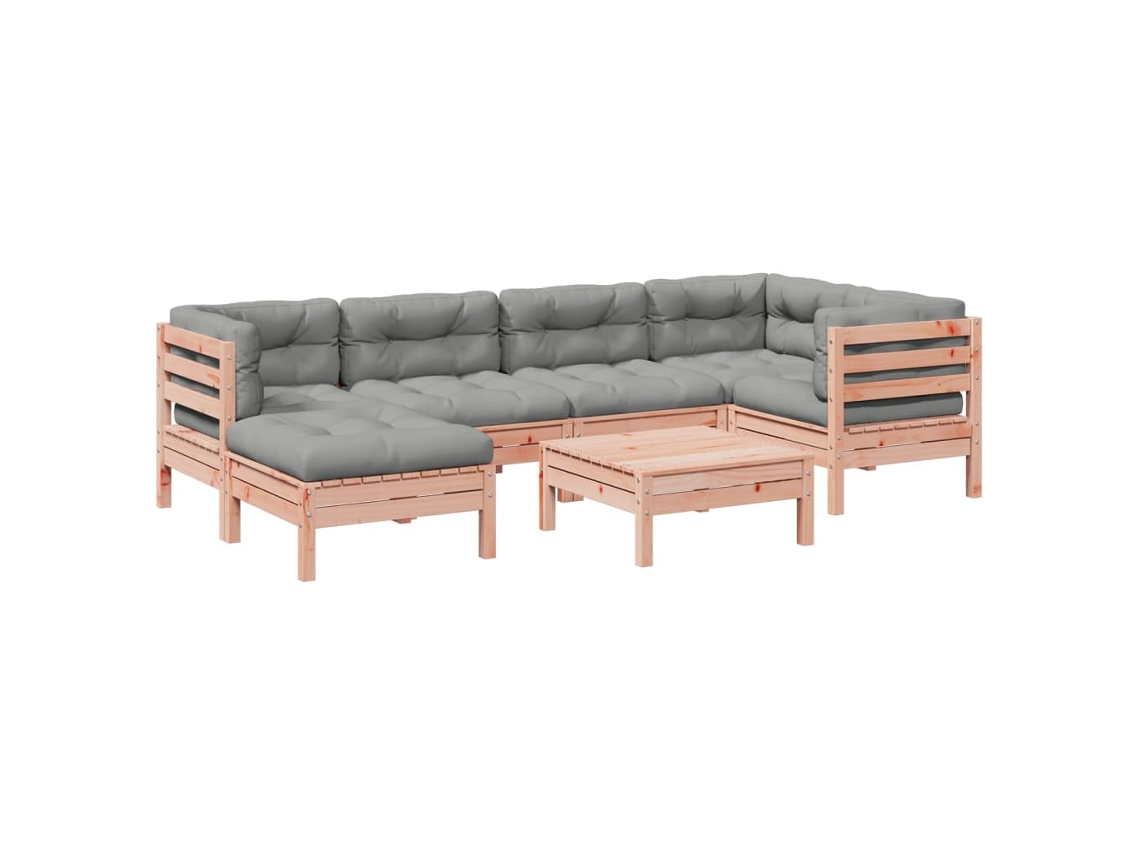 Garden Sofa Set, Garden Sofa Sets Vidaxl Marrom Madeira De Douglas (n/a)