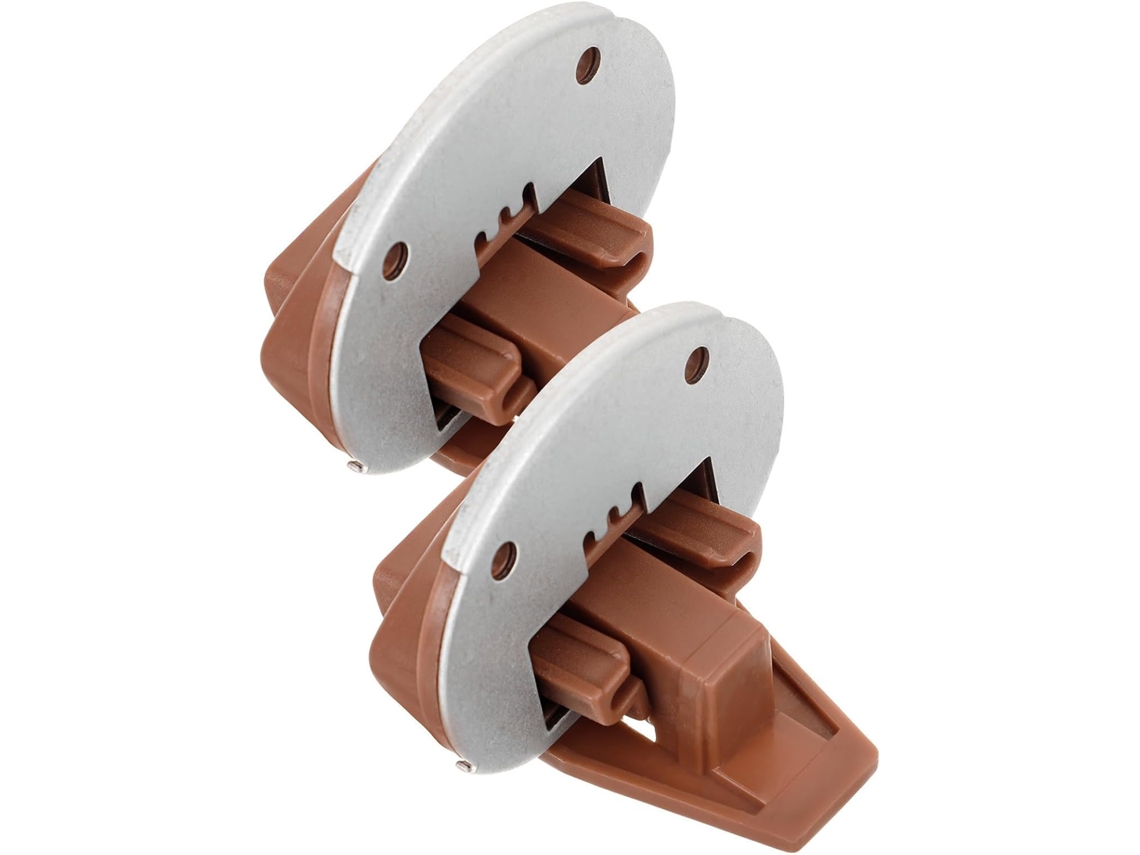 Kit Com 2 Trilhos Para Gavetas, Acessórios De Plástico E Metal Para Armários Cômodas, Mínimo Ruído