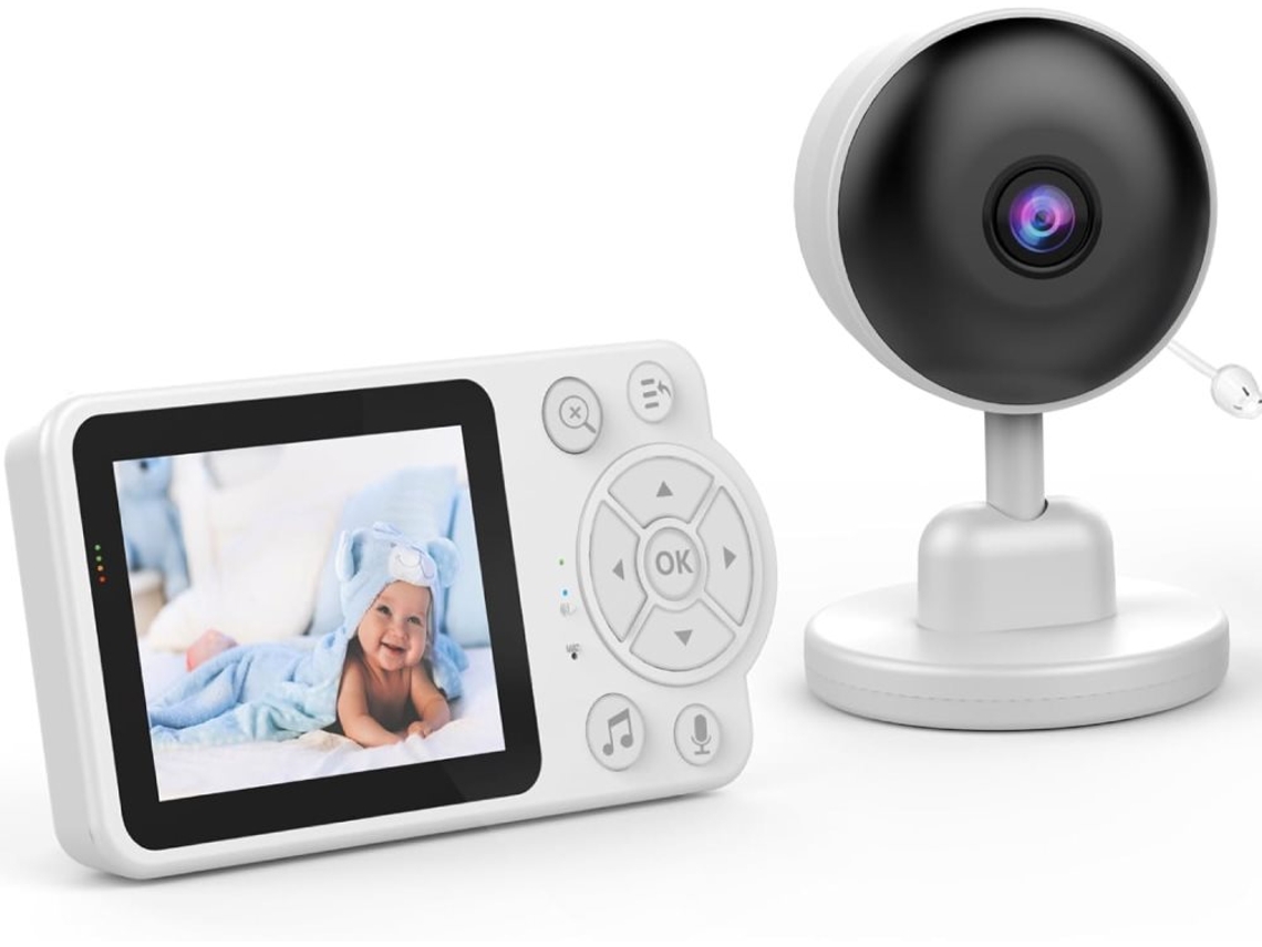 Babá Eletrônica Relógio De Bebê Tela Hd 2,8 Polegadas Aquaforge