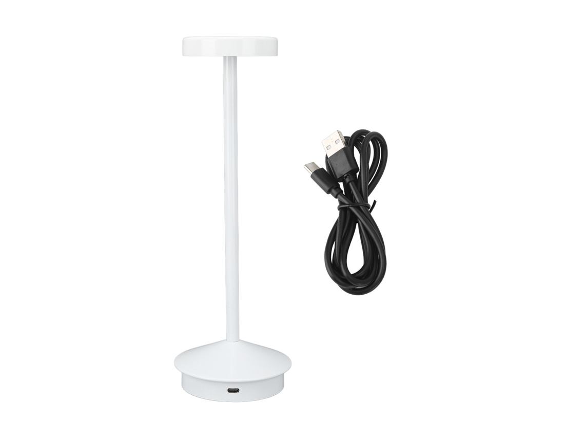 2026 lâmpada de Mesa Led Recarregável 2000mah Sem Fio com Bateria, 3 Modos Ajustáveis, Luz de Escritório Usb C Portátil de Metal