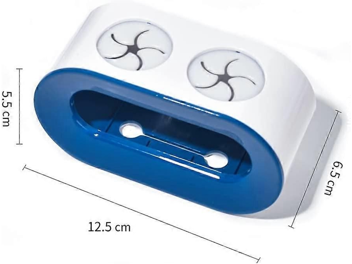 Conjunto De 2 Portas-escovas De Dentes Elétricas, Suporte De Escova De Dentes Elétrica Drenável Montado Na Parede, Armazenamento Elétrico Da Esco