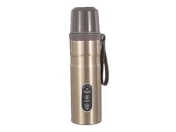Garrafa Térmica Para Áreas Externas De Grande Capacidade, Garrafa Térmica Portátil Com Corda Para Homens, Copo De Aço Inoxidável Com Tampa. Ly Ebike
