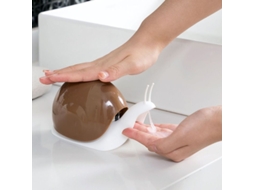 Dispenser de sabonete líquido LINJOU em forma de caracol, marrom