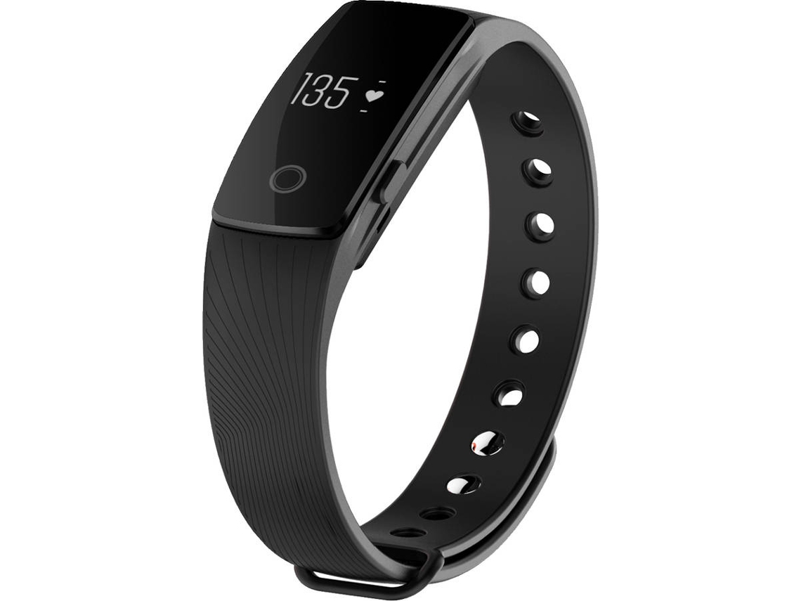 Pulseira Desportiva DENVER ELECTRONICS BFH-12BLACK (Wireless - Preto)