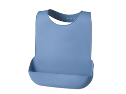 Fasst delantal Adulto de Silicona Impermeável Reutilizável para Comidas com Cazacrumas Protector Antigrasa Ajustável
