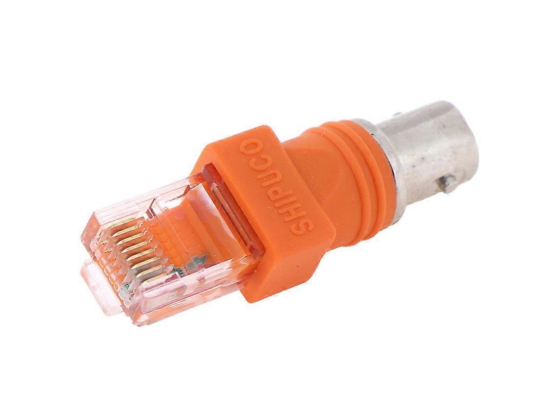 1 Adaptador Bnc Fêmea Para Rj45 Macho Montagem Em Painel De Chassi Coaxial Alta Qualidade-aquaforge