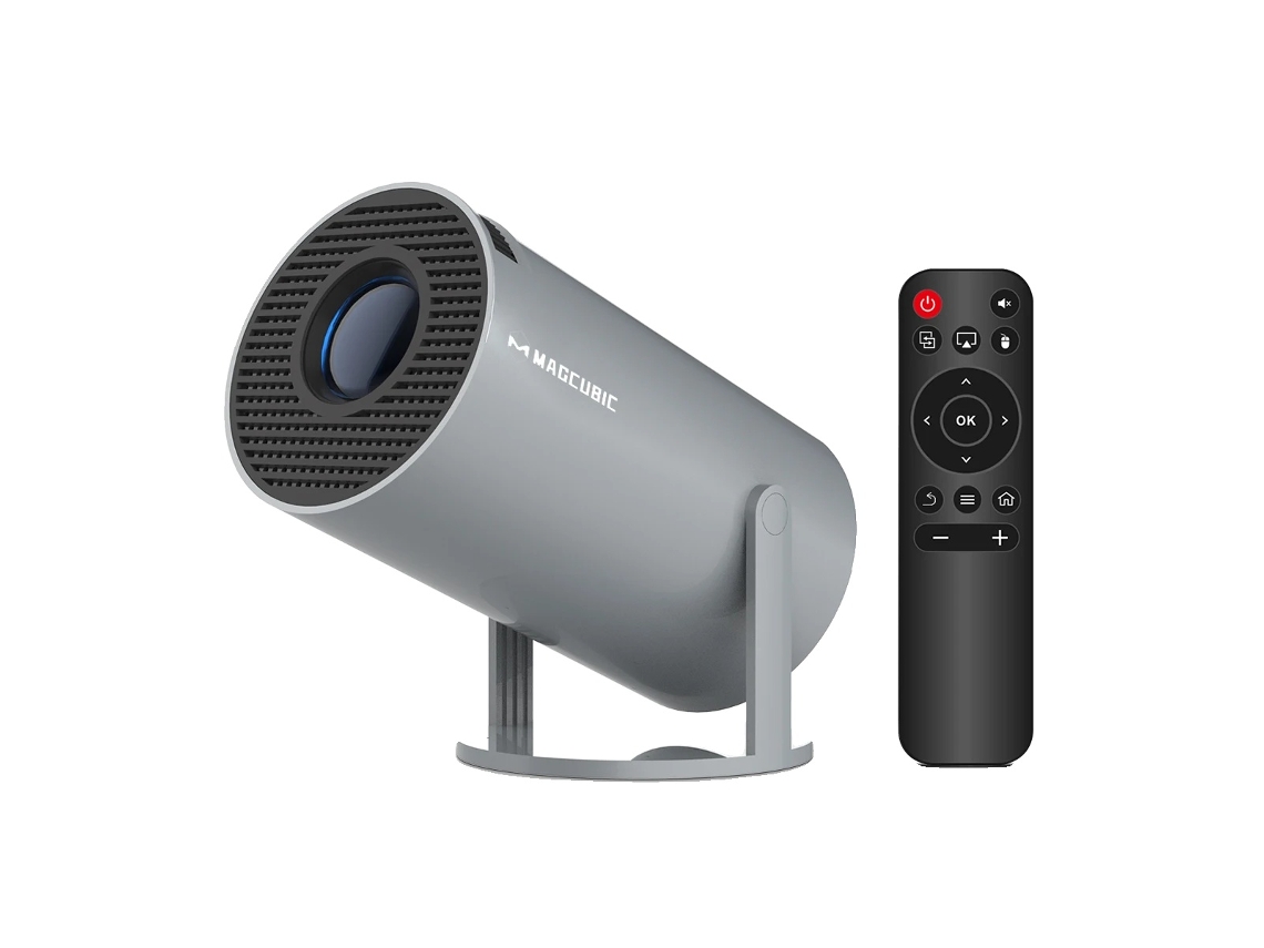 Projetor, 8000 Lumens, Compatibilidade Com Android, Hy300 Pro-cinza, Plugue Da Ue-a