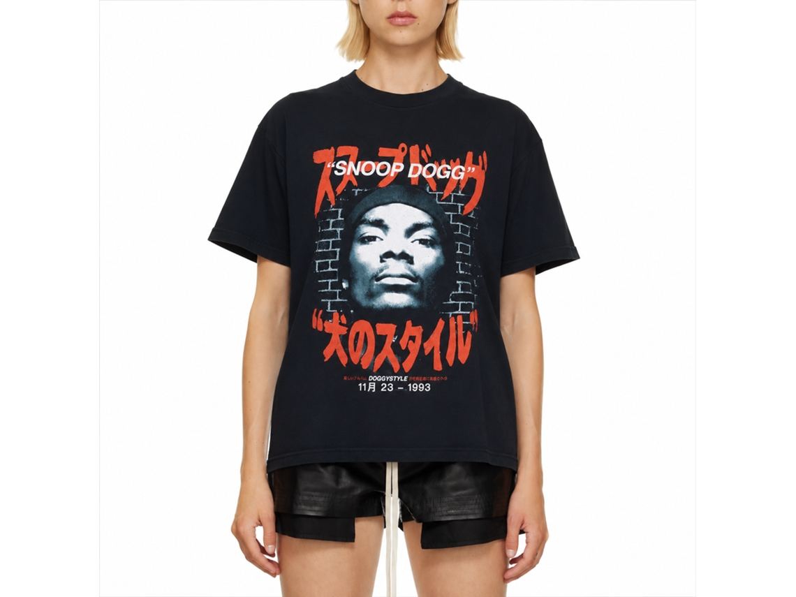 Snoop Dogg Kanji Style T-shirt Unisex Adults Size:xl