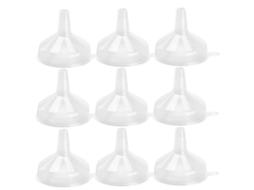 50 Funis De Plástico Pp Para Transferência Líquidos E Cosméticos, Leves E À Prova De Derramamento, Ideais Para Uso