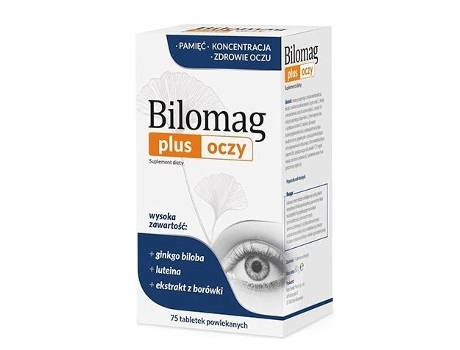 Bilomag Plus Para Melhorar A Visão, Comprimidos 75 Unidades Natur Produkt Pharma