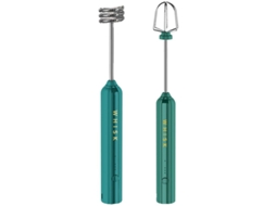 Batedor De Ovos Elétrico Recarregável Usb, Manual Ovos, Café, Misturador, Agitador Doméstico, Espuma, Verde