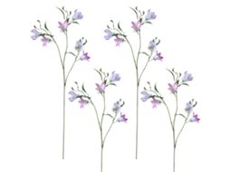 Cata vento de Campânula Rosa com Flores Artificiais LAXISCREED