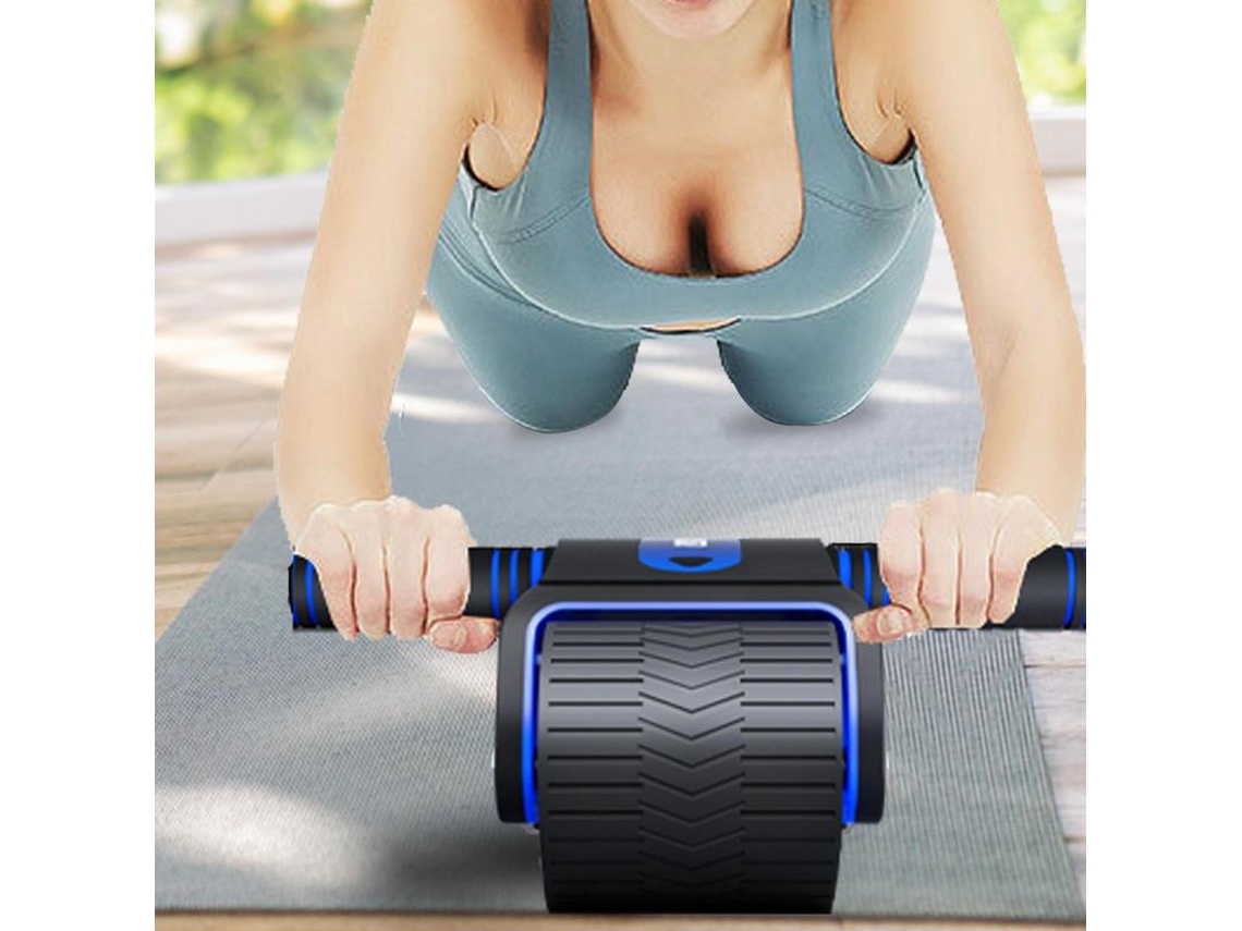 Roda Abdominal Para Academia Em Casa Com Rolo Ab Roller Gymnasti Aquaforge