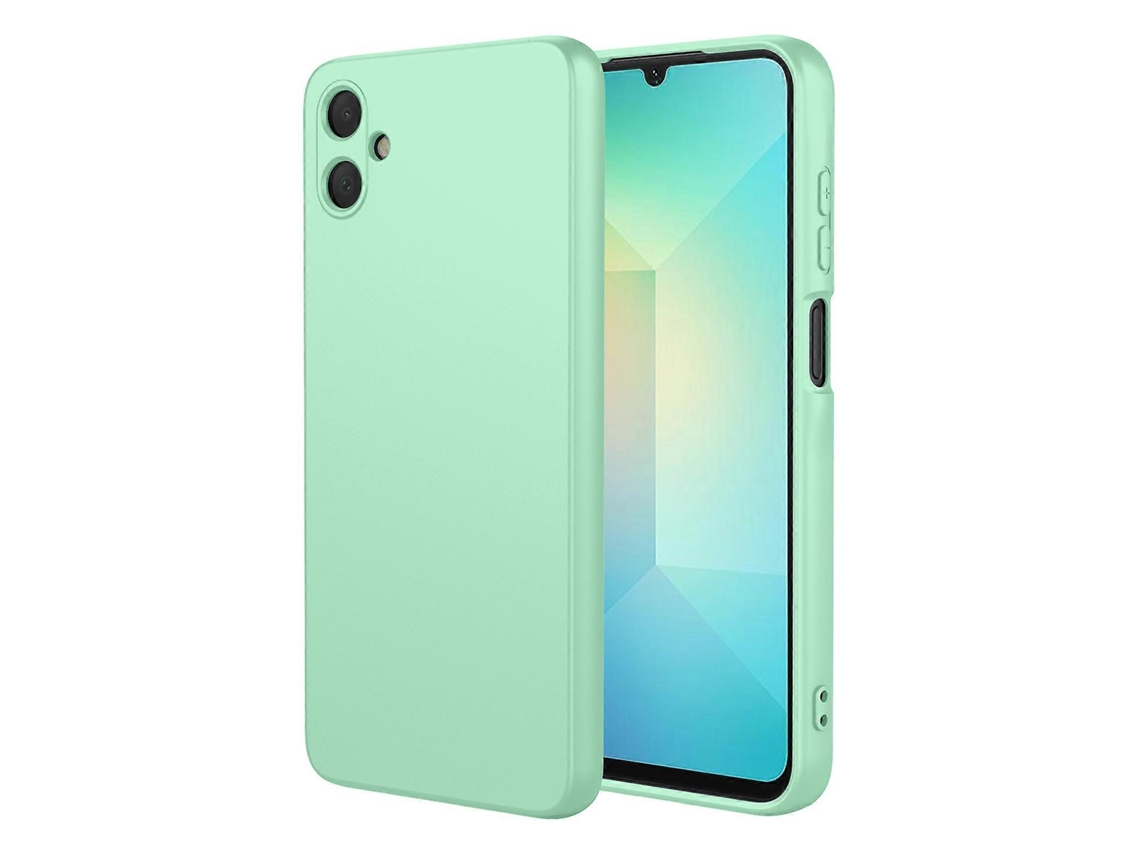 Capa Protetora Tkdaddy Para Samsung Galaxy A06 5g Em Tpu Macio E À Prova De Choque, Verde Matcha
