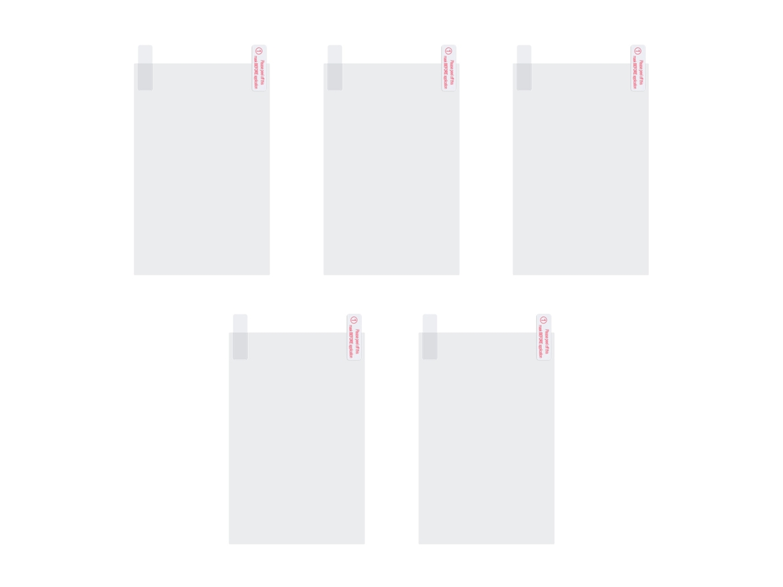 5pcs Protetor de Tela 6.23 Polegadas para Impressora 3d Photon Mono 4k