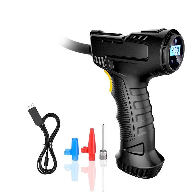 Inflador De Pneus De Carro Sem Fio Portátil, Com Visor Digital Inteligente, Para Uso Em Emergências Externas.