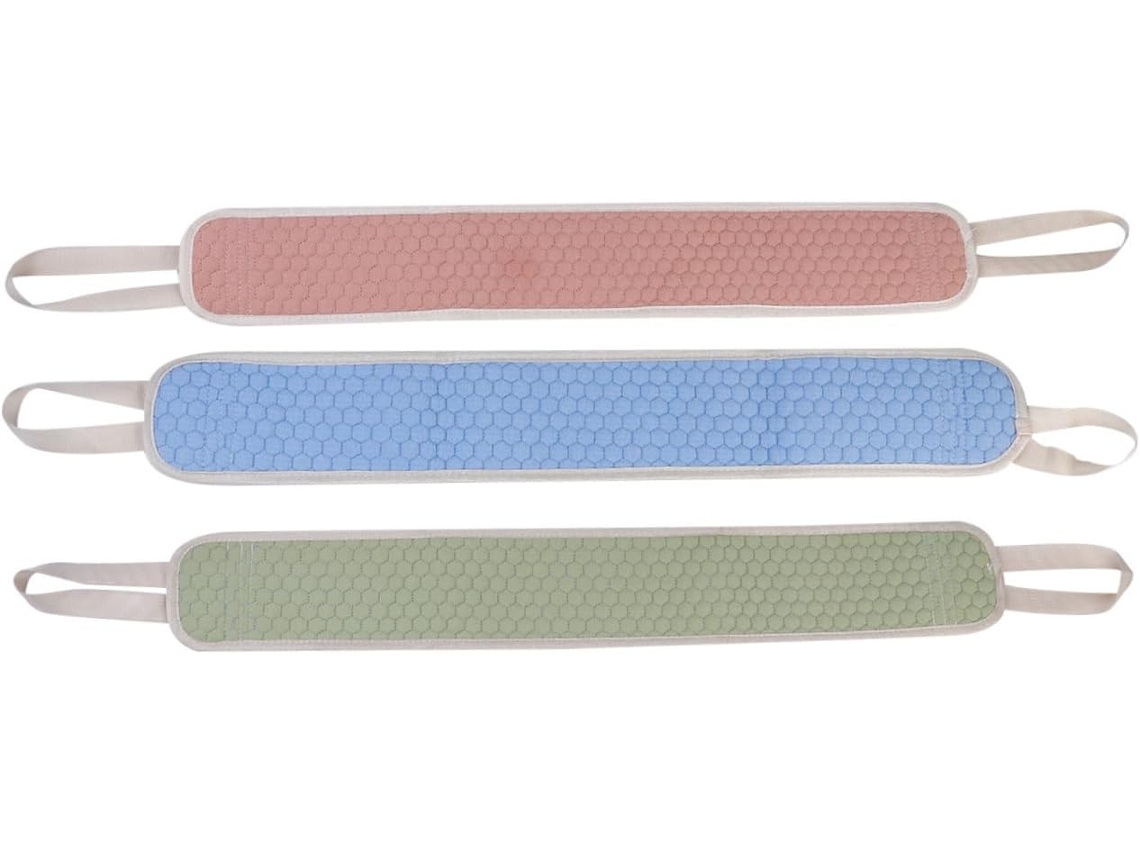 Escova Esfoliante Para Costas Wooneky, Fácil De Usar, Cor Aleatória, Conjunto De 3 Peças, Algodão Poliéster Espesso