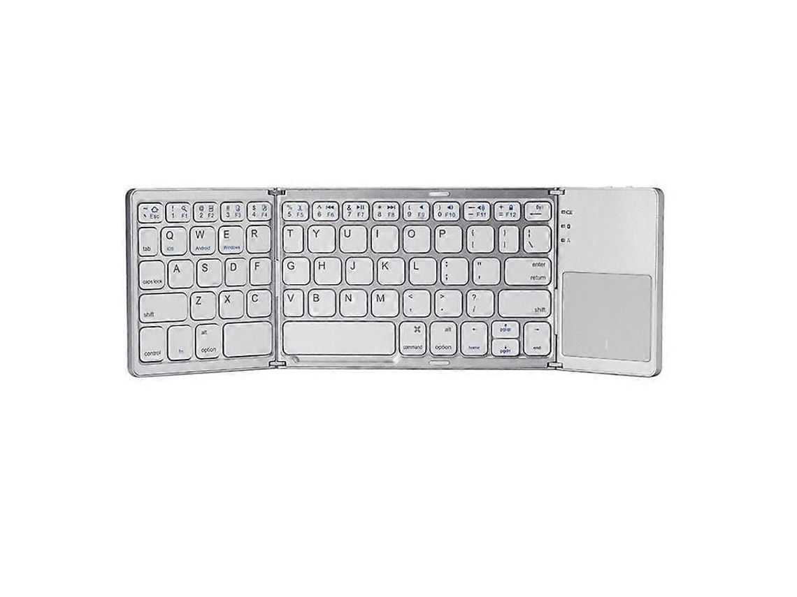 Teclado Bluetooth Sem Fio Ultrafino e Dobrável TAISHENGDA para Ipad, portátil, com Touchpad