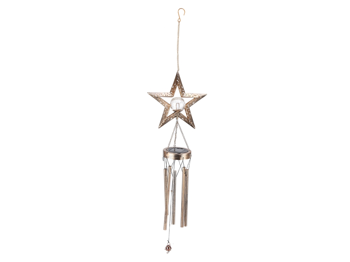 Lâmpada de Sinetes Solar Retro para Decoração de Jardim e Interior