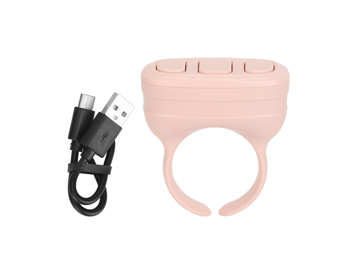 2026 anillo Controle Remoto Bluetooth 5.0 para Girar Páginas, Gravar Vídeos, Selfies e Curtidas, Compatível com Ios e Android