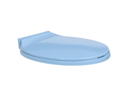 Toilet Seat, Toilet Seats Vidaxl Azul Polipropileno (n/a)