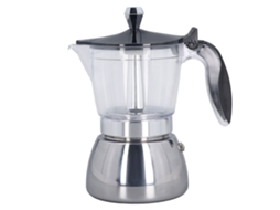 Cafeteira Moka 6 Xícaras LAXISCREED Aço Inox