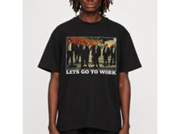 Rockinstone Reservoir Dogs Movie Lets Go To Work Black Adult T-shirt Size:xxxl