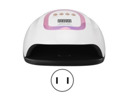 Lâmpada De Unhas Led 220w Com 57 Chips De Luz Infravermelha Sensor Automático Para Unhas De Gel 100-240v Us Plus