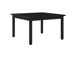 Mesa de Centro Carvalho Preto 60 X 60 X 36 Cm MAISON EXCLUSIVE