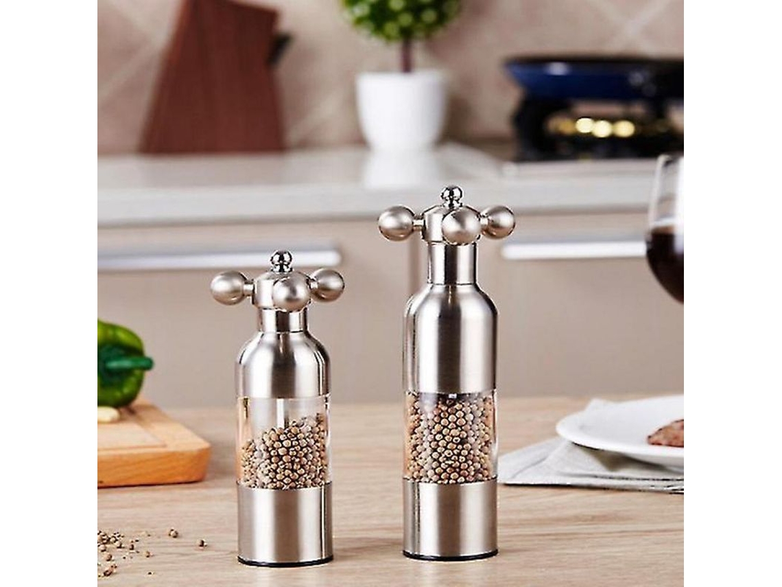 Moedor de sal e pimenta Rebe, em cerâmica, utensílio de cozinha decorativo, presente original, 21 cm