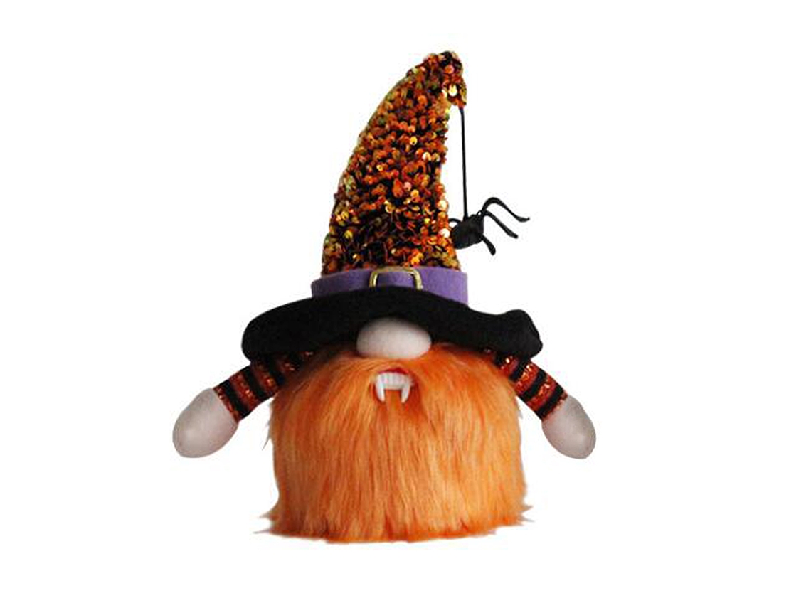 Adorno De Anão Com Luz E Artigos De Halloween