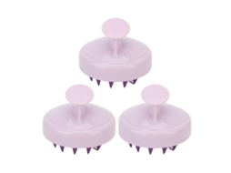 2026 3 Peças de Escova de Massagem Capilar para Shampoo Escova para Remover Caspa Ferramenta de Cuidado Capilar para Mulheres e Homens