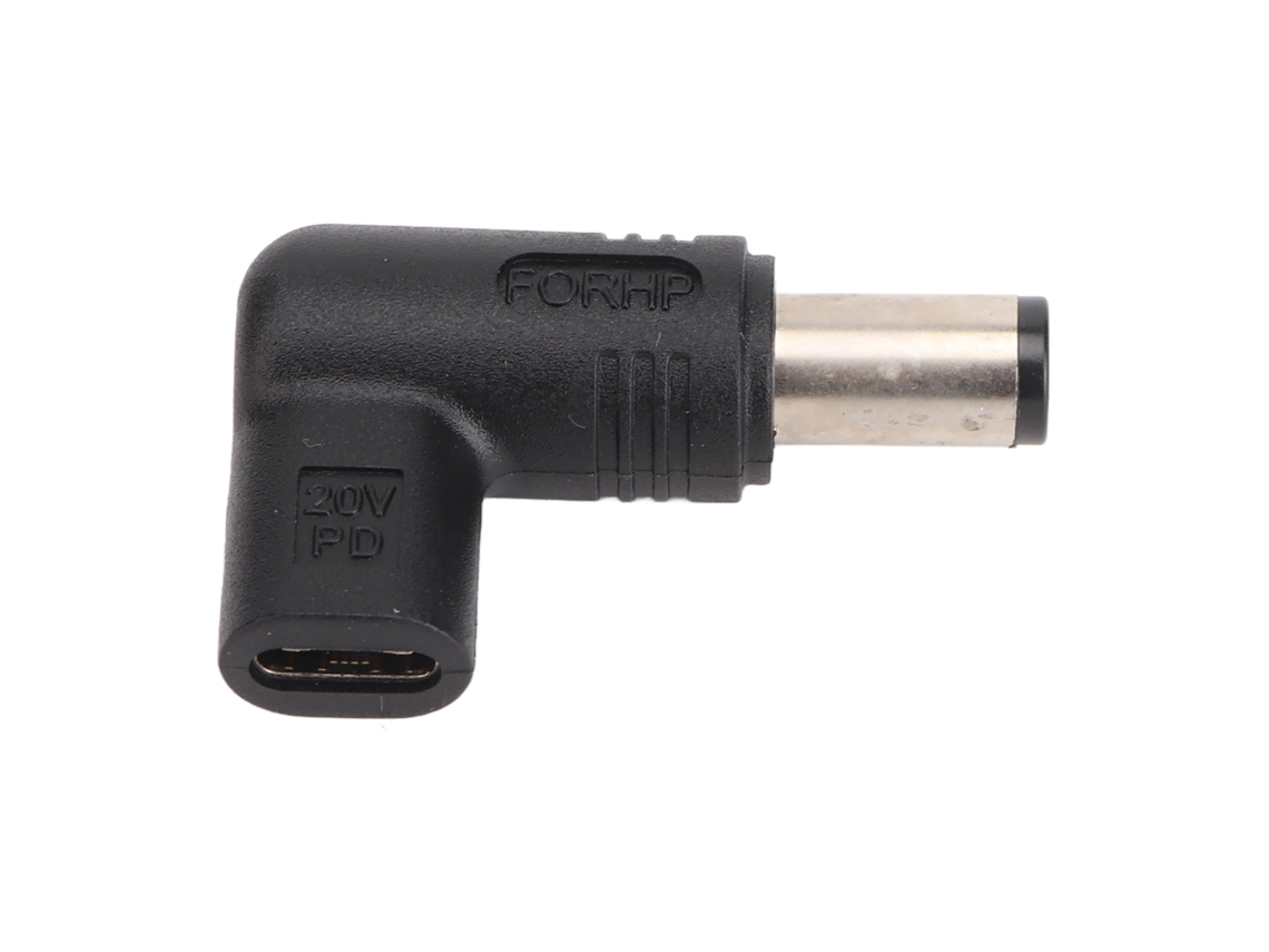 Adaptador (fêmea Type-c Para 7,4*5,0mm Hp, Suporta Carregamento Rápido Pd De 100w)