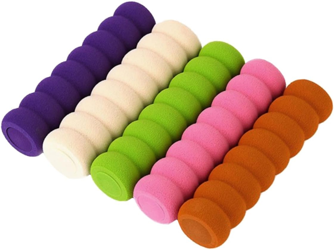 Conjunto De 5 Capas Protetoras Para Maçanetas Portas, Feitas De Eva Com Material Confortável E Fácil Limpar