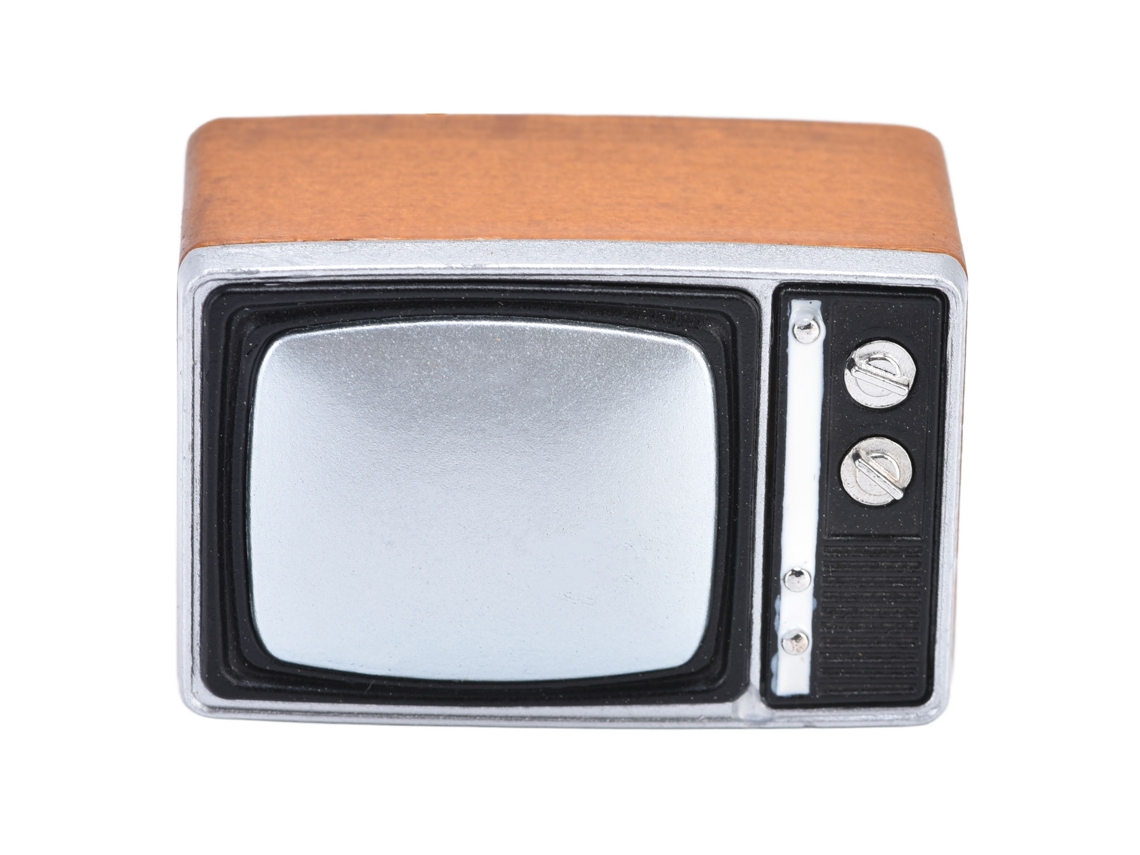 Primerox tv de Casinha de Bonecas Cute Estilo Vivido Durável Pequena Acessório Brinquedo Presente Sala de Jantar