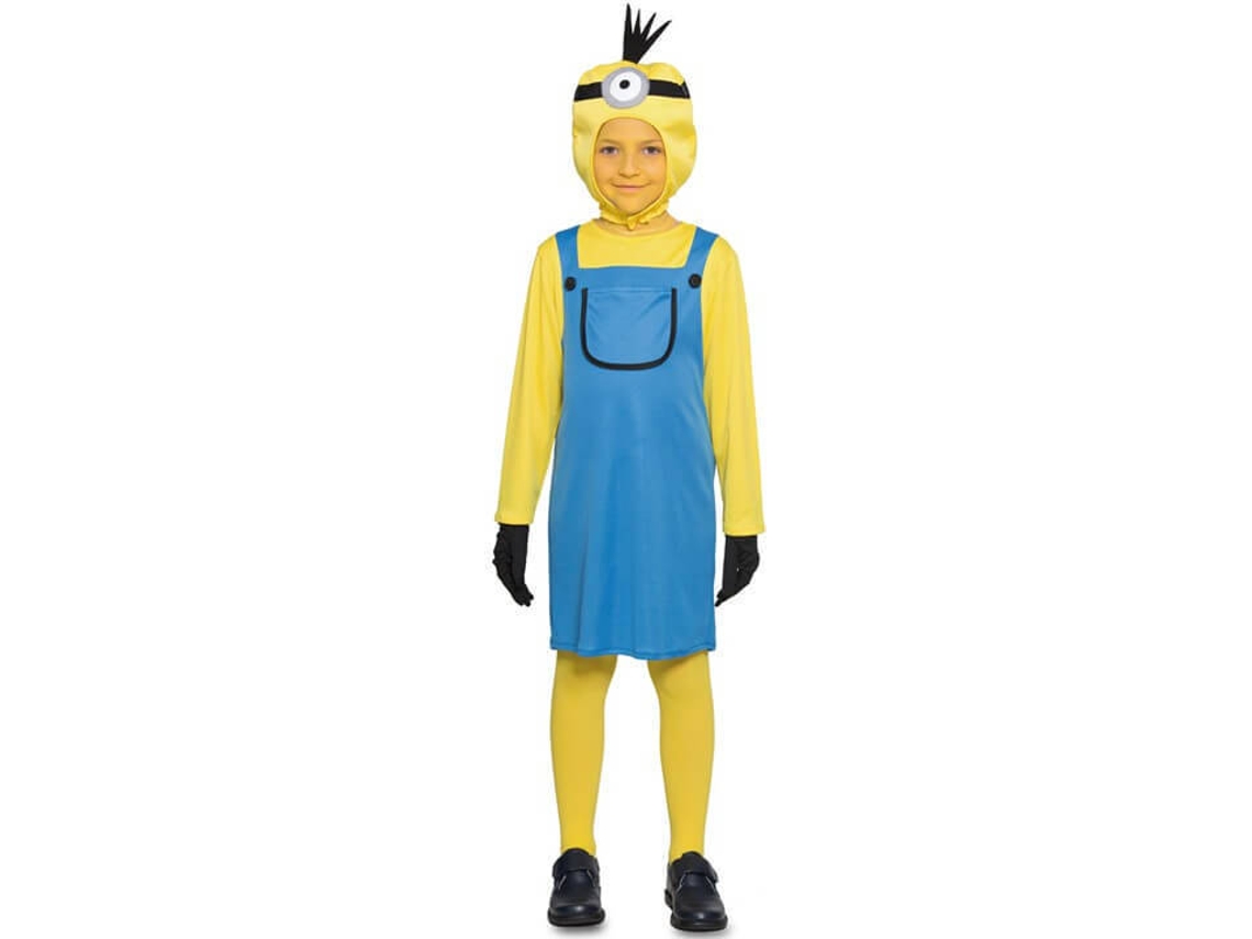 Fato de Menina DISFRAZZES Minions (Tam: 10 a 12 anos)