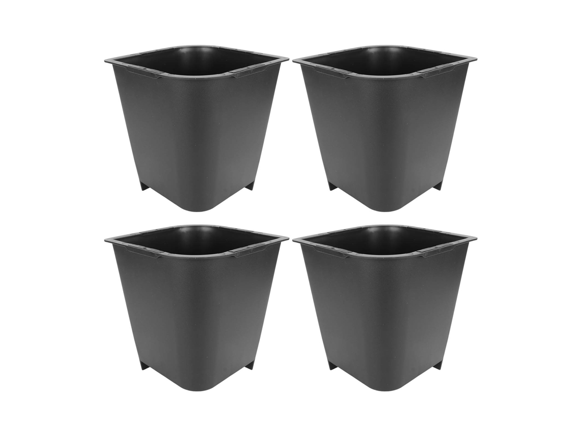 4 Suportes para Móveis Trapezoidais 8in, Heavy Duty, Aumento de Altura e Espaço, Preto