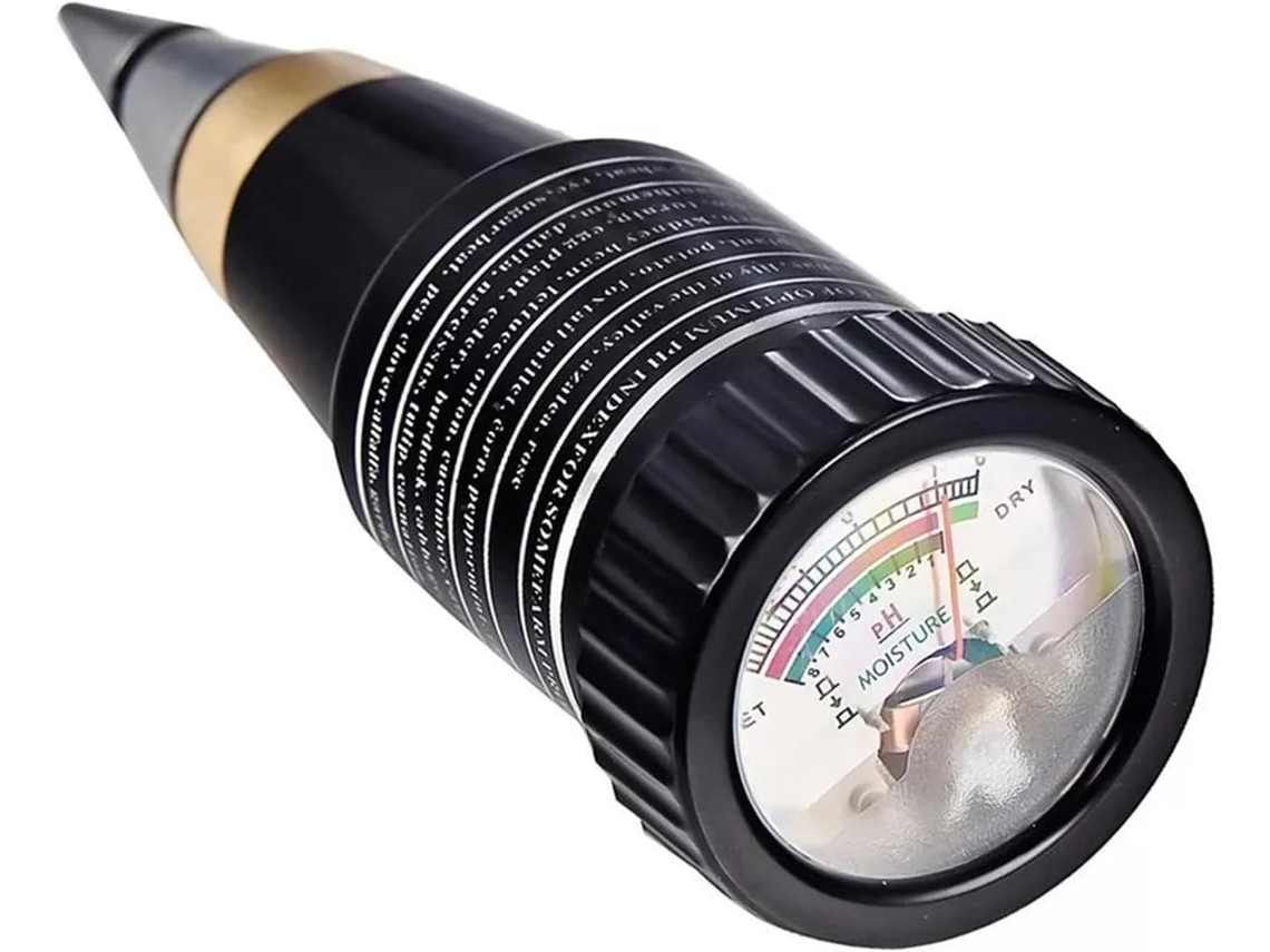 Sensor Portátil Digital Para Medição De Ph E Umidade Do Solo