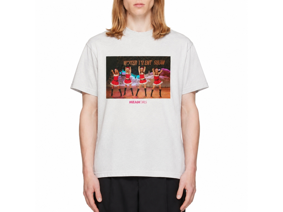 Rockinstone Mean Girls Christmas Scene White T-shirt Size:l