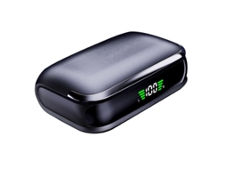 Fones de Ouvido Bx31 Bluetooth 5.3, 75 Horas de Reprodução, Ipx7 À Prova D'água, Fones de Ouvido Sem Fio para Ios/android JIAPEI (preto)