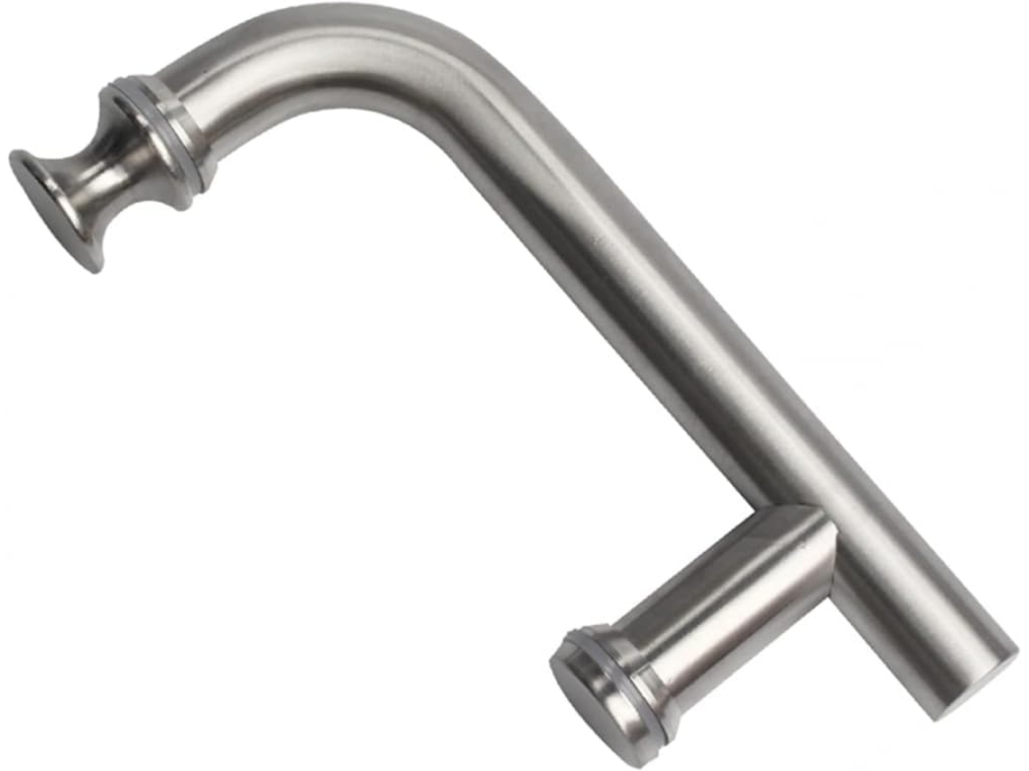 Puxador De Porta Banheiro Em Aço Inoxidável, Com 145mm De Diâmetro, Para Porta De Vidro Box Peças Reposição Instalação