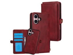 Capa Carteira Hanman Com Fecho Magnético E Compartimentos Para Cartões Para Iphone 17